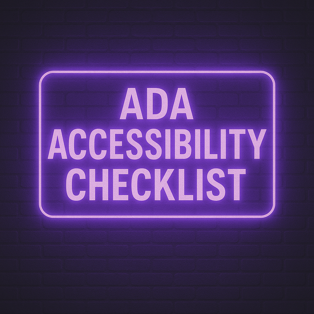 ADA Accesibility Checklist