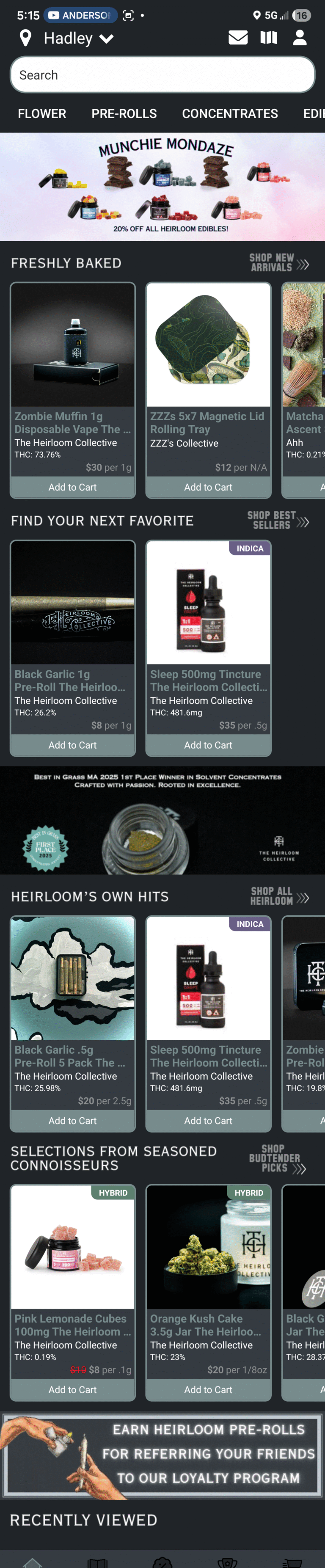 Heirloom Collective Mobile App