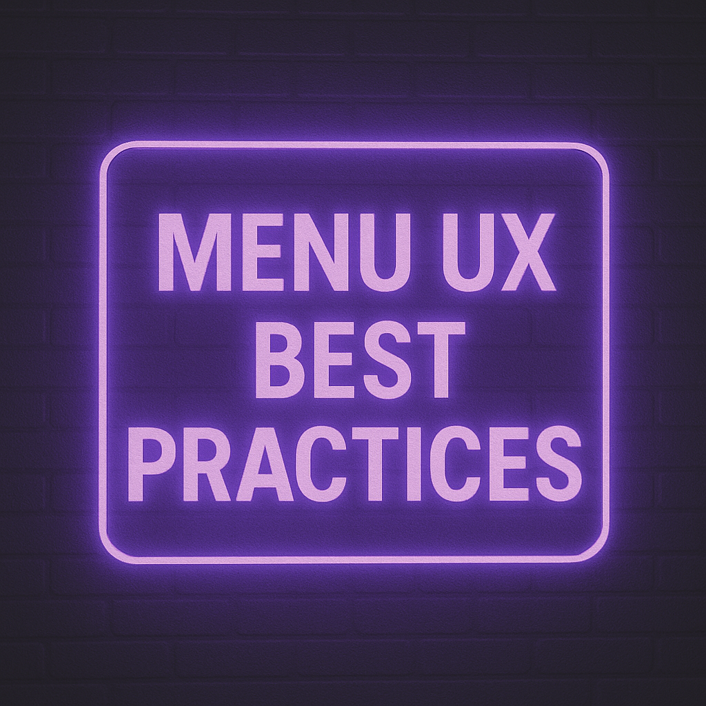 Menu UX Best Practices